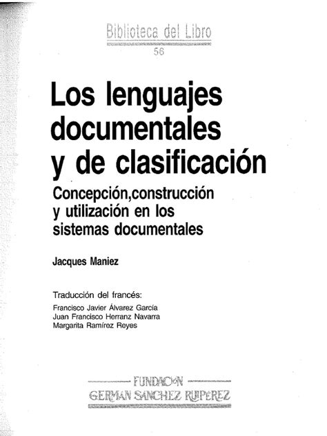 (PDF) Lenguajes documentales .
